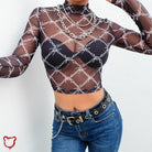 Goth Barbed Wire Style Top - The Cursed Closet