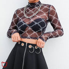 Goth Barbed Wire Style Top - The Cursed Closet