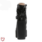 Goth Black Ankle Boots' - The Cursed Closet