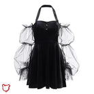 Goth Black Dress - Hollow Ground - The Cursed Closet