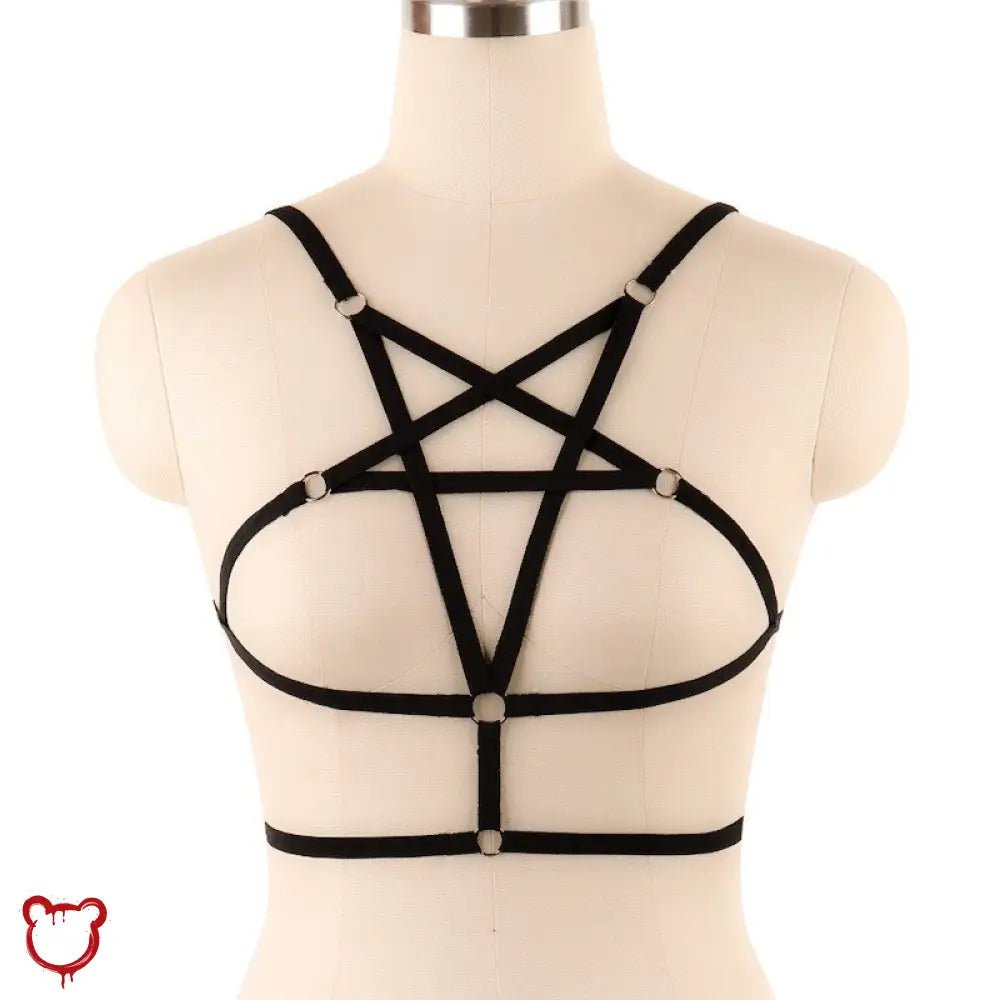 Goth Harness Black Alternative - The Cursed Closet
