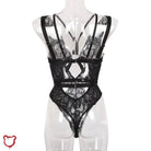 Goth Lace Bodysuit: Sexy Eclipse - The Cursed Closet