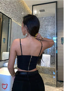 Goth Lace Top by Dawn - The Cursed Closet