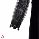 Goth Velvet Lace Dress' - The Cursed Closet