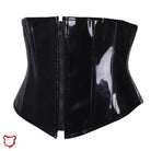 Goth Waist Corset in Serpent Black - The Cursed Closet