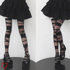 Gothic Anime Velvet Tights - The Cursed Closet