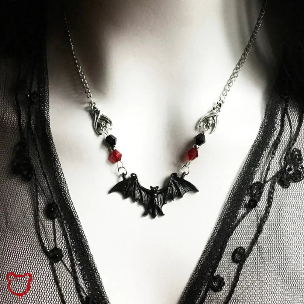 Gothic Bat Necklace Accessories