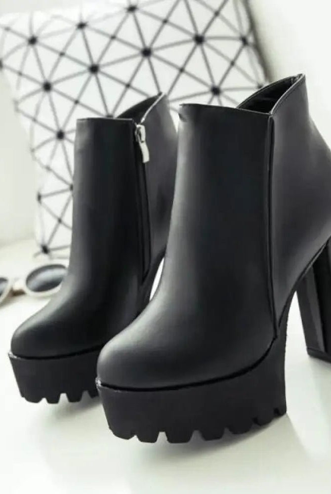 Gothic Black Boots