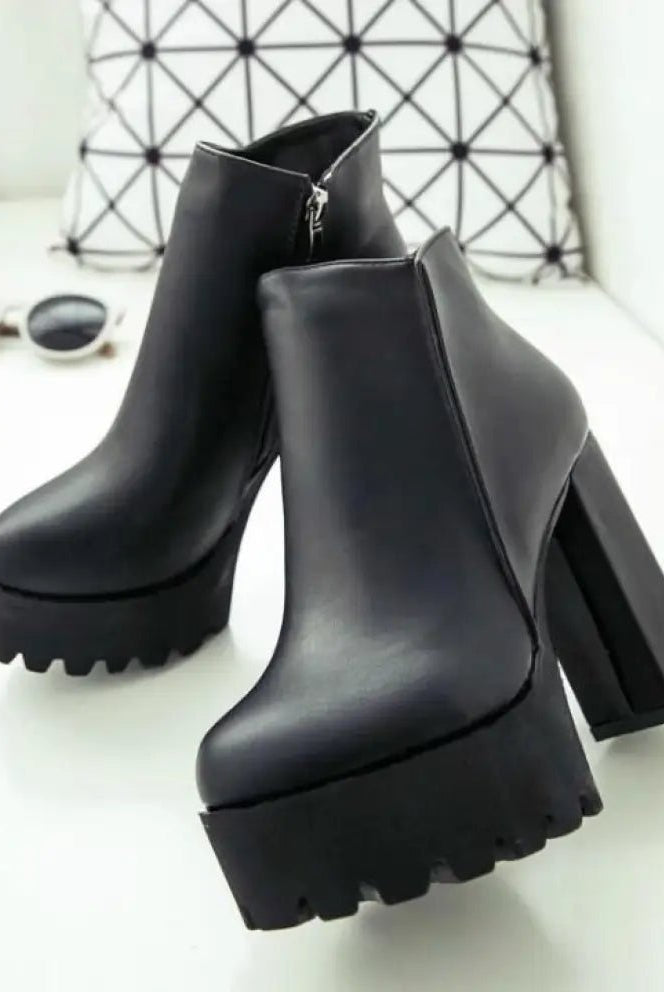 Gothic Black Boots