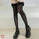 Gothic Black Knee - Highs - The Cursed Closet