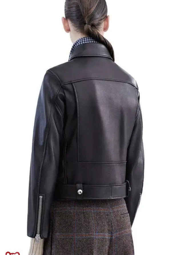 Gothic Black Leather Jacket