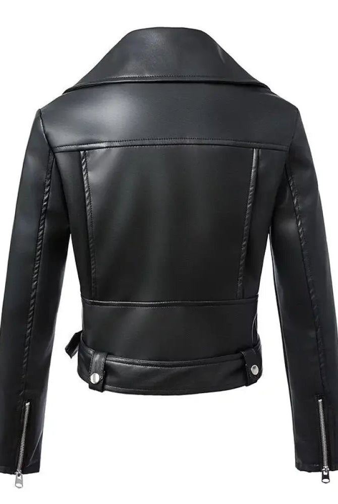 Gothic Black Leather Jacket