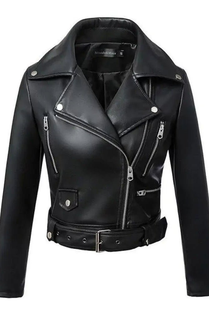 Gothic Black Leather Jacket