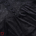 Gothic Crop Top - Elegant Black - The Cursed Closet