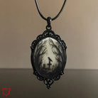 Gothic Crow Forest Pendant - The Cursed Closet