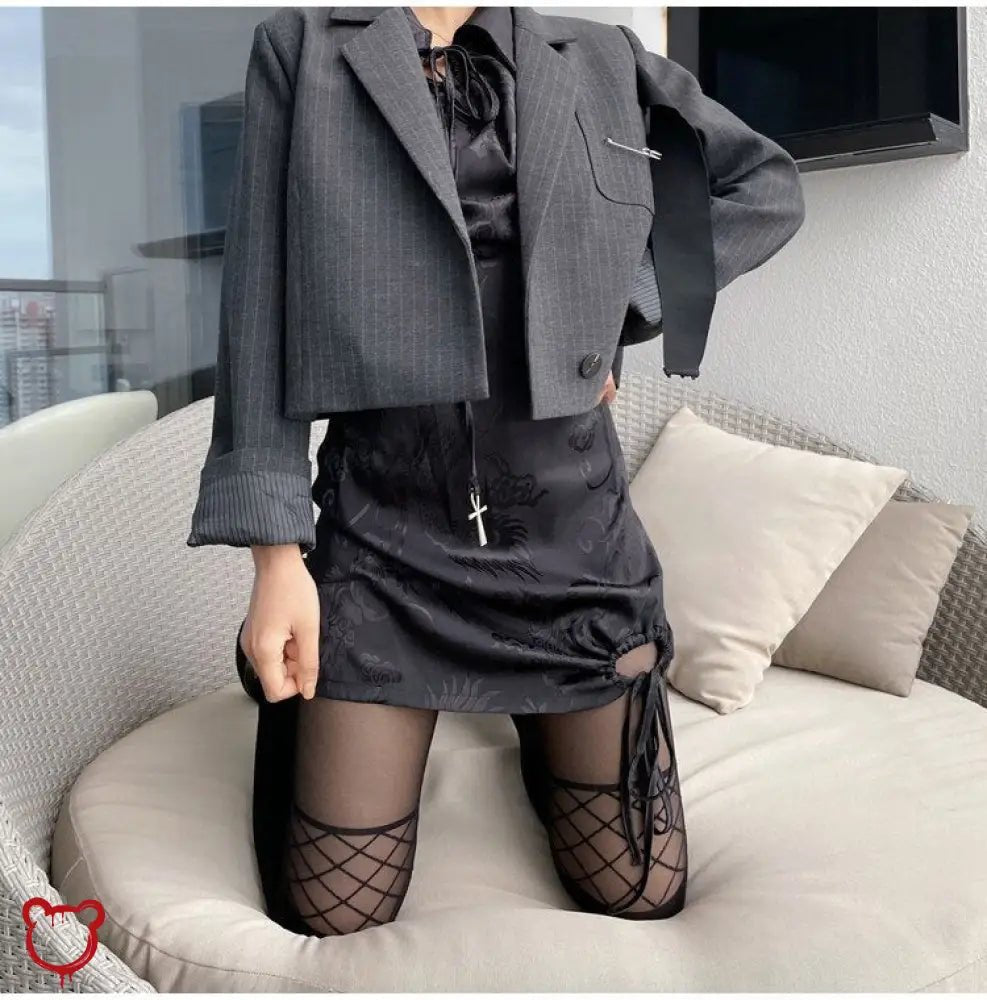 Gothic Fishnet Tights - The Cursed Closet