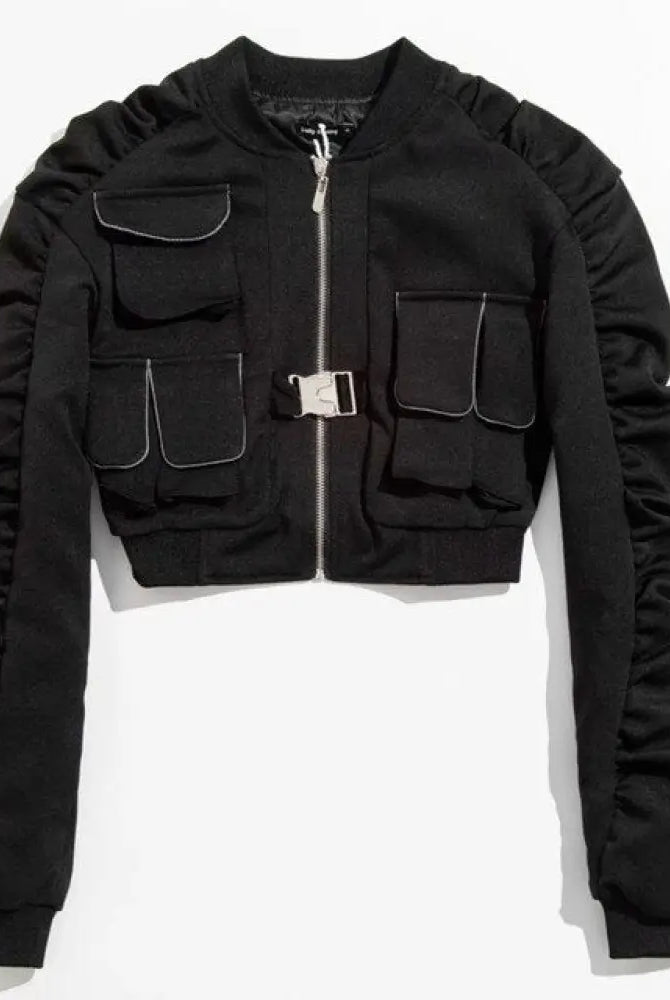 Gothic Grunge Cropped Jacket