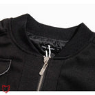 Gothic Grunge Cropped Jacket - The Cursed Closet