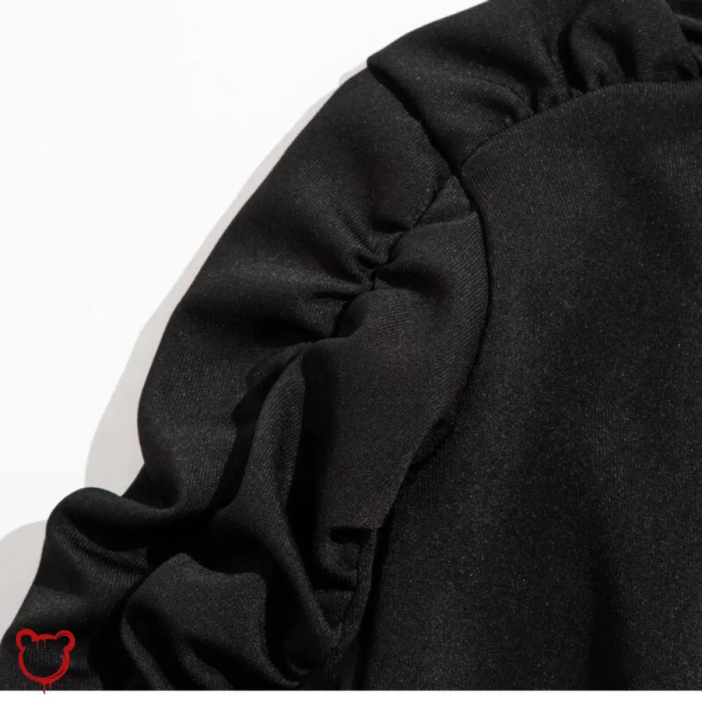 Gothic Grunge Cropped Jacket - The Cursed Closet