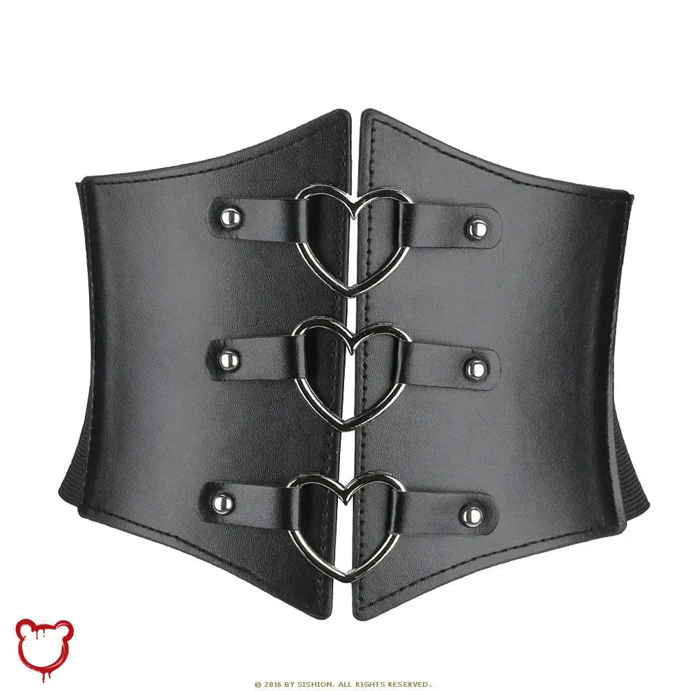 Gothic Heart Corset Belt - The Cursed Closet