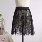 Gothic Lace Skirt - Various Lengths - The Cursed Closet