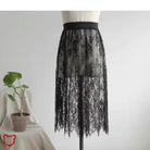 Gothic Lace Skirt - Various Lengths - The Cursed Closet