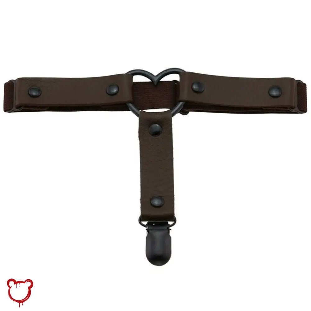 Gothic Leather Leg Garter - The Cursed Closet