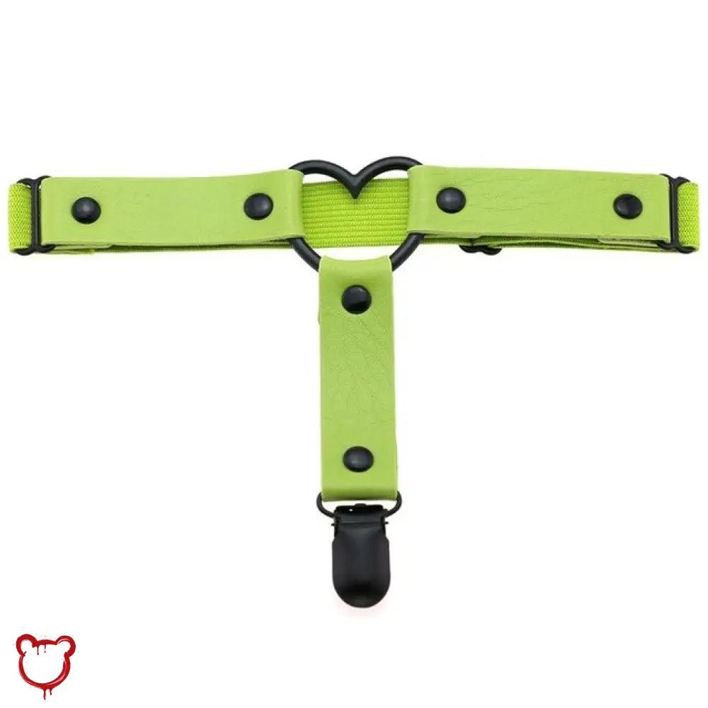 Gothic Leather Leg Garter - The Cursed Closet