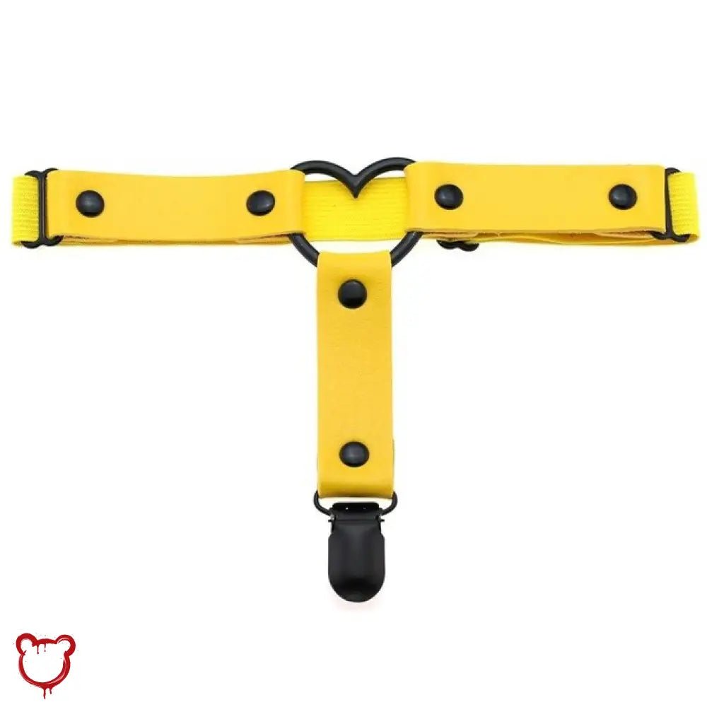 Gothic Leather Leg Garter - The Cursed Closet