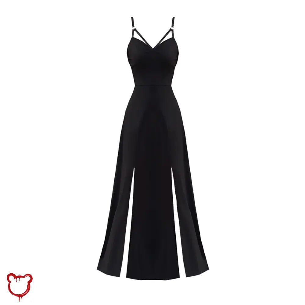 Gothic Maxi Dress - Sky Black - The Cursed Closet