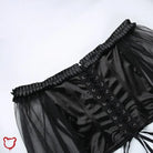 Gothic Mesh Shoulder Top - The Cursed Closet