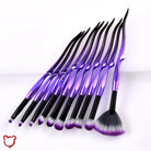 Gothic Purple Makeup Brush Set - The Cursed Closet