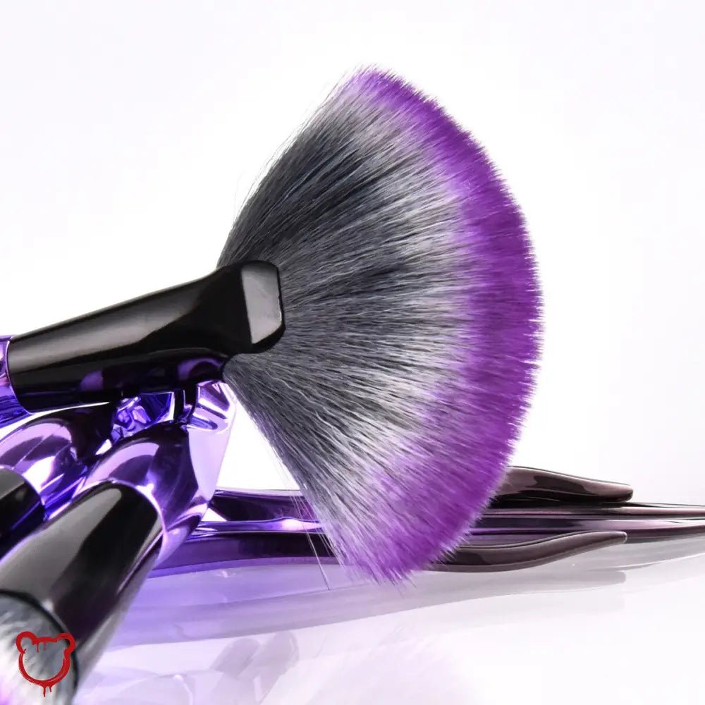 Gothic Purple Makeup Brush Set - The Cursed Closet