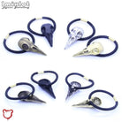Gothic Raven Skull Hair Tie - The Cursed Closet