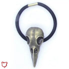 Gothic Raven Skull Hair Tie - The Cursed Closet