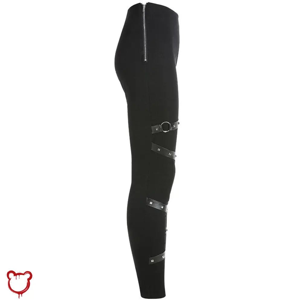 Gothic Rivet Pants - Flash - The Cursed Closet