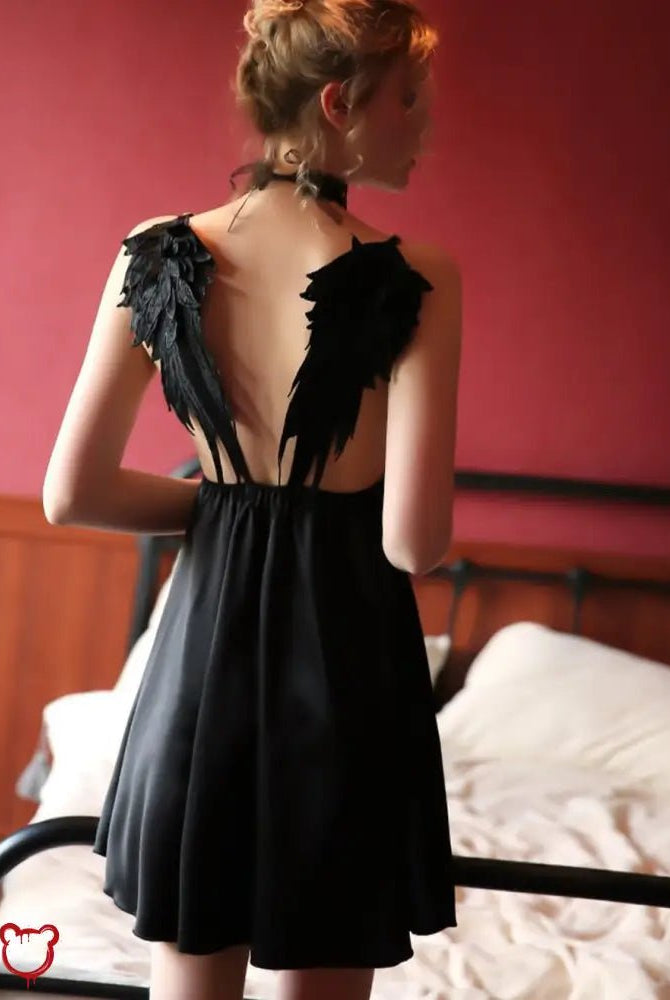 Gothic Satin Night Dress