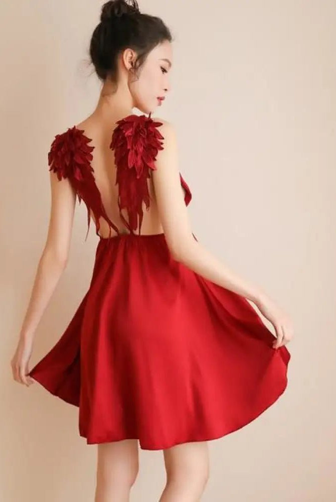 Gothic Satin Night Dress