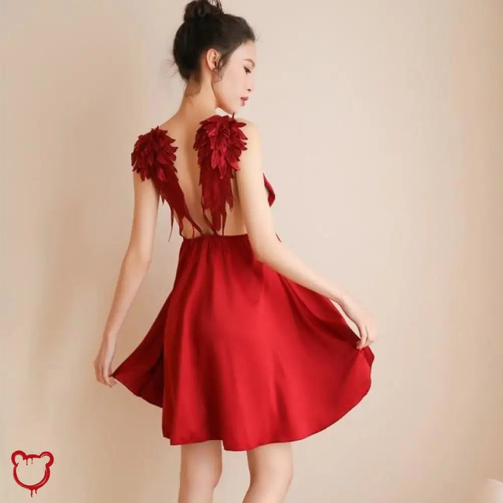 Gothic Satin Night Dress - The Cursed Closet