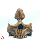 Gothic Skull Statue Glass - The Cursed Closet