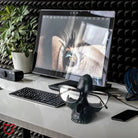 Gothic Skull Statue Glass - The Cursed Closet