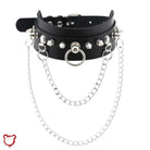 Gothic Spiked Choker Necklace - The Cursed Closet