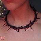 Gothic Thorn Choker - Black - The Cursed Closet