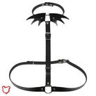 Gothic Winged Leather Harness - The Cursed Closet
