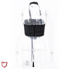 Grey Buckle Crop Top - The Cursed Closet