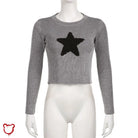 Grey Star Sweater With Demon Apparel & Accessories