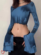 Grunge Black Crop Top' - The Cursed Closet