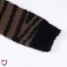 Grunge Brown Stripe Cardigan - The Cursed Closet