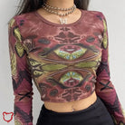 Grunge Harajuku Crop Top - The Cursed Closet