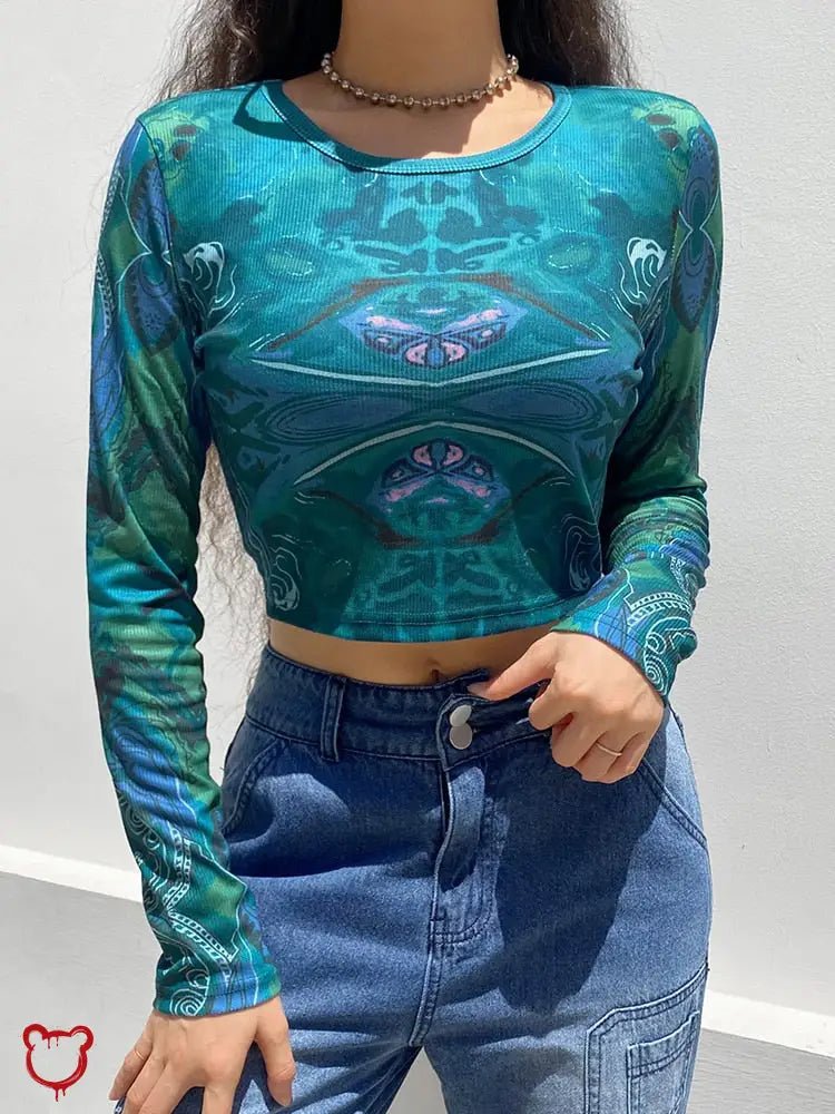 Grunge Harajuku Crop Top - The Cursed Closet